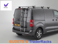 Citroen Dispatch with a Rhino Aluminium Rear Door ladder and Kamm roof bars