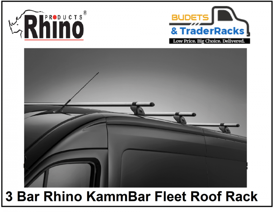 VW Multivan 2022 to 2024 – 3 Bar Rhino KammBar Fleet Roof Rack ...